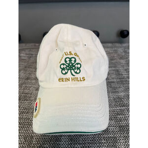 2017 U.S. Open Erin Hills Golf Hat White Strapback Cap USGA Member Official Tour